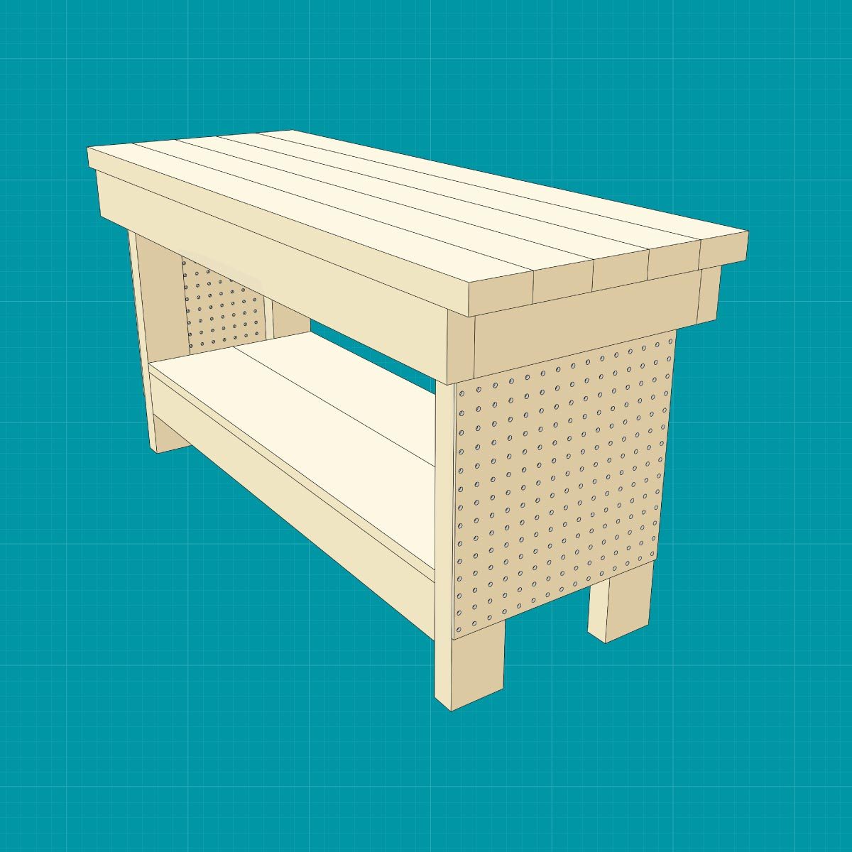 How To Build Classic DIY Workbench for Kids