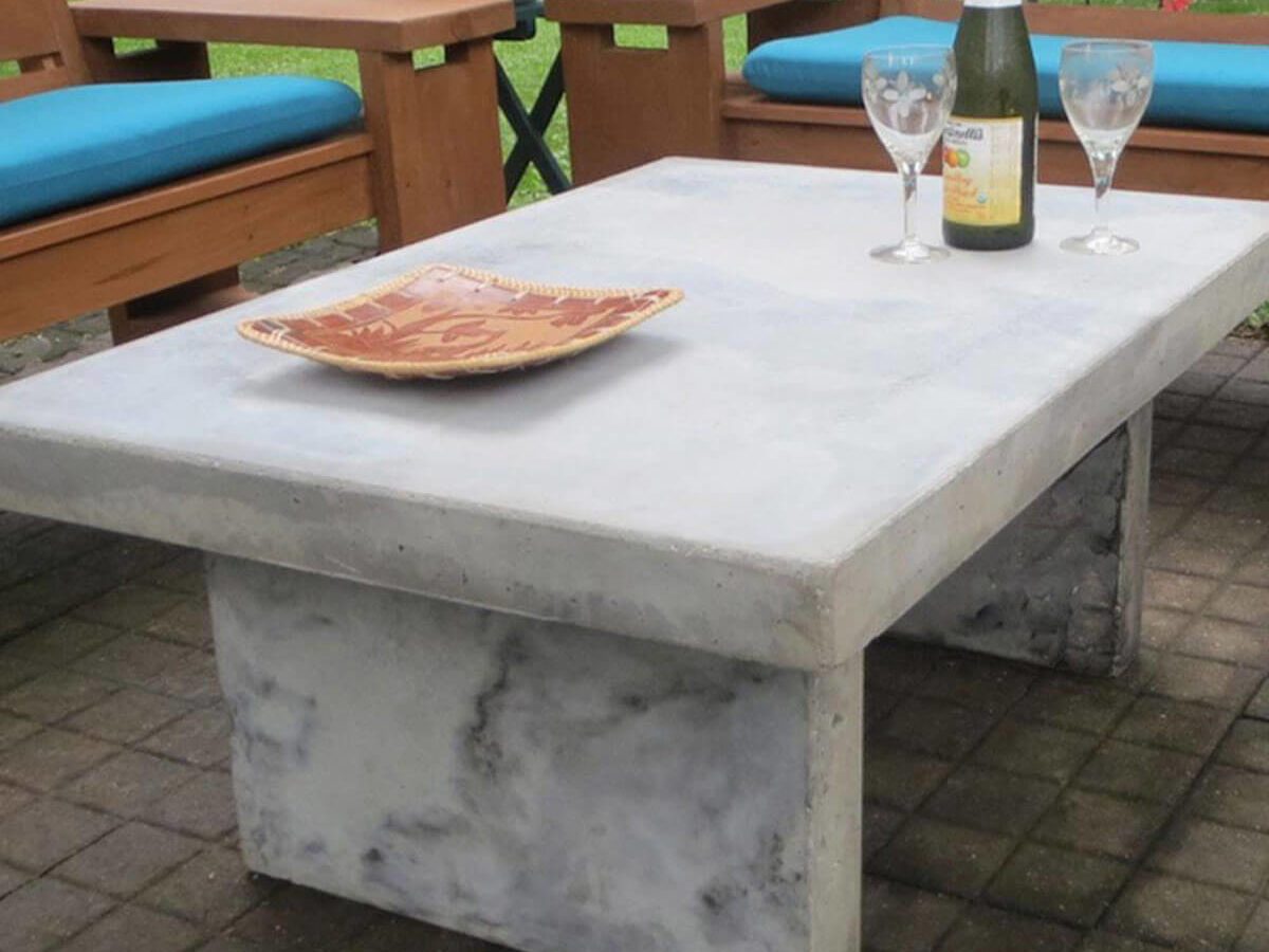 Faux Marble Table