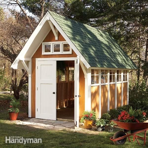 Garden Shed Illustrations and Materials List