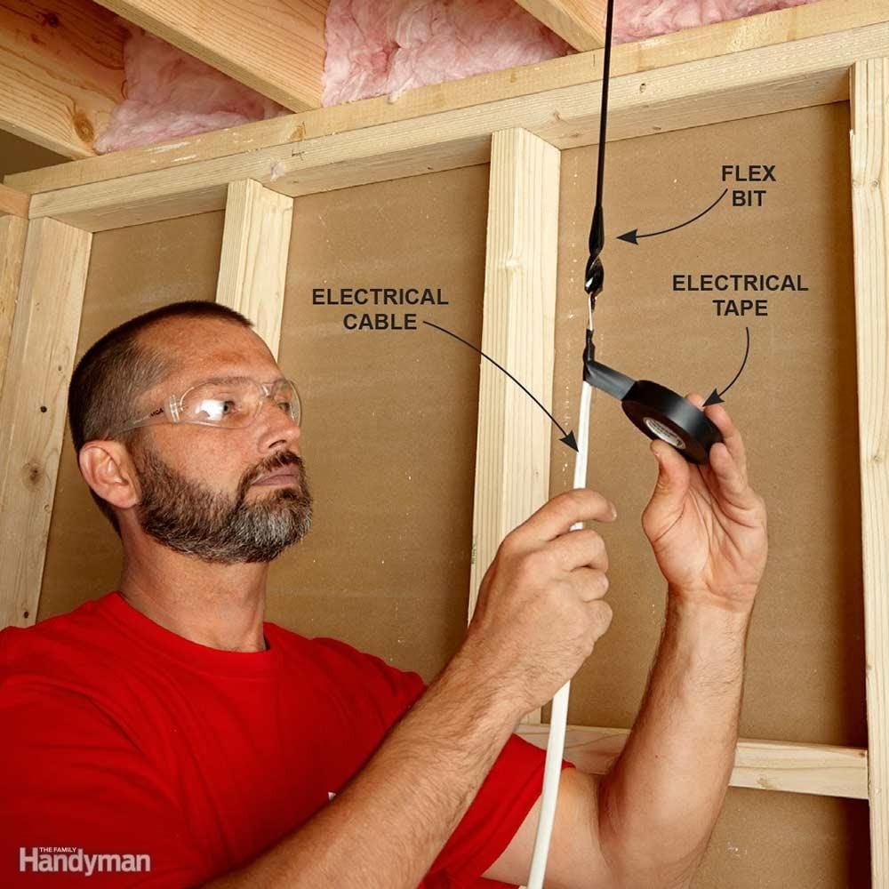 Fishing Electrical Wire Through Walls