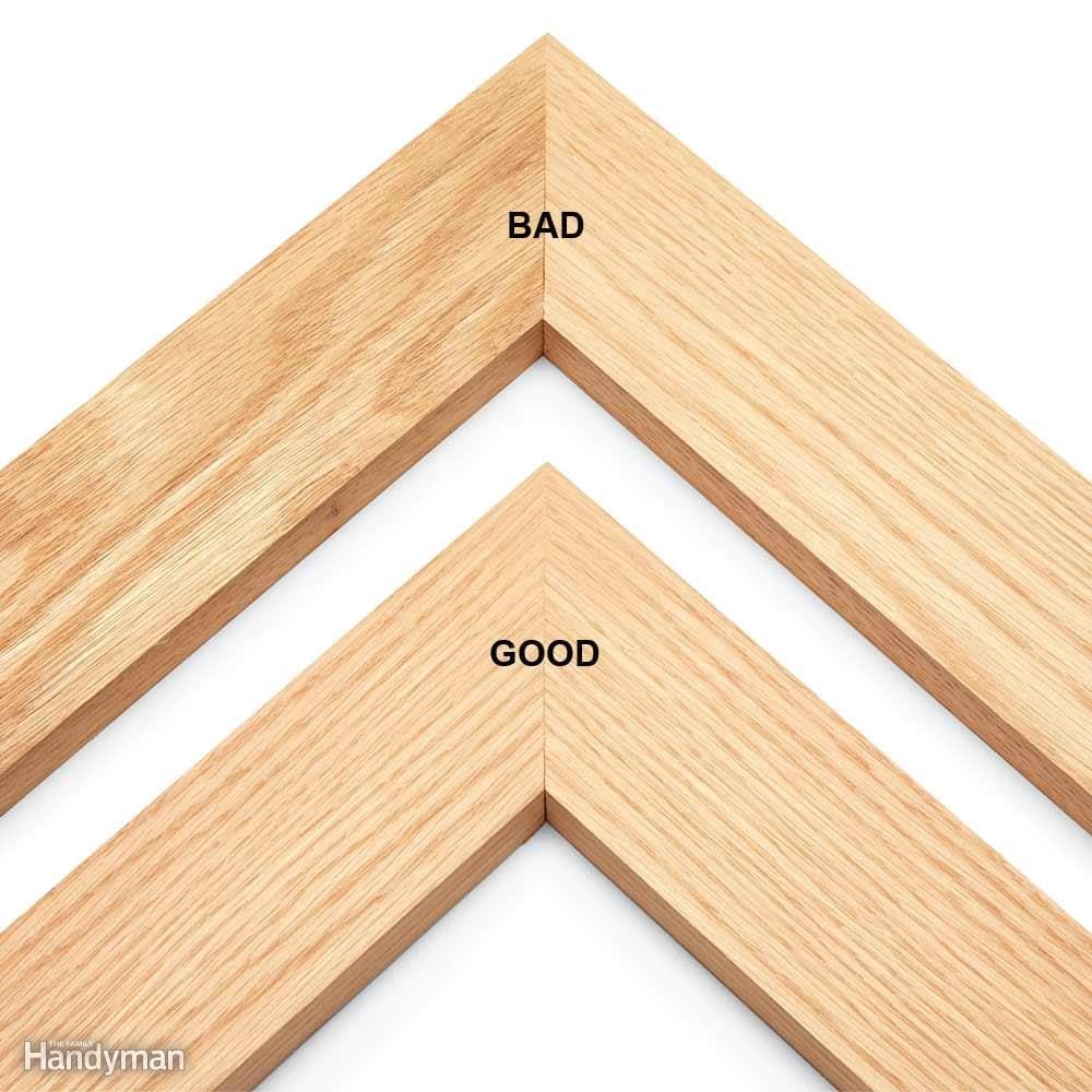 wooden 45 degree angle