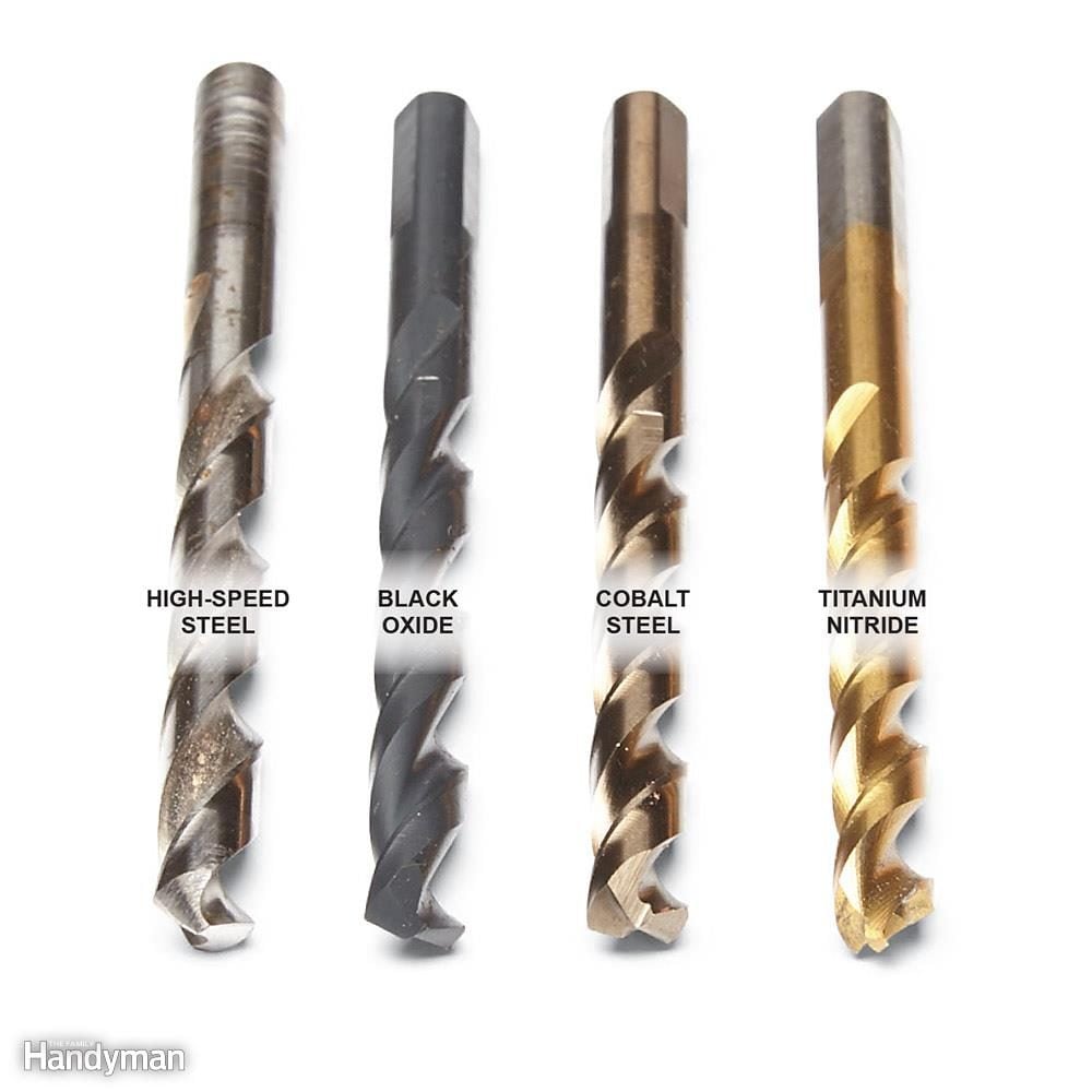 what do drill bits for metal look like?