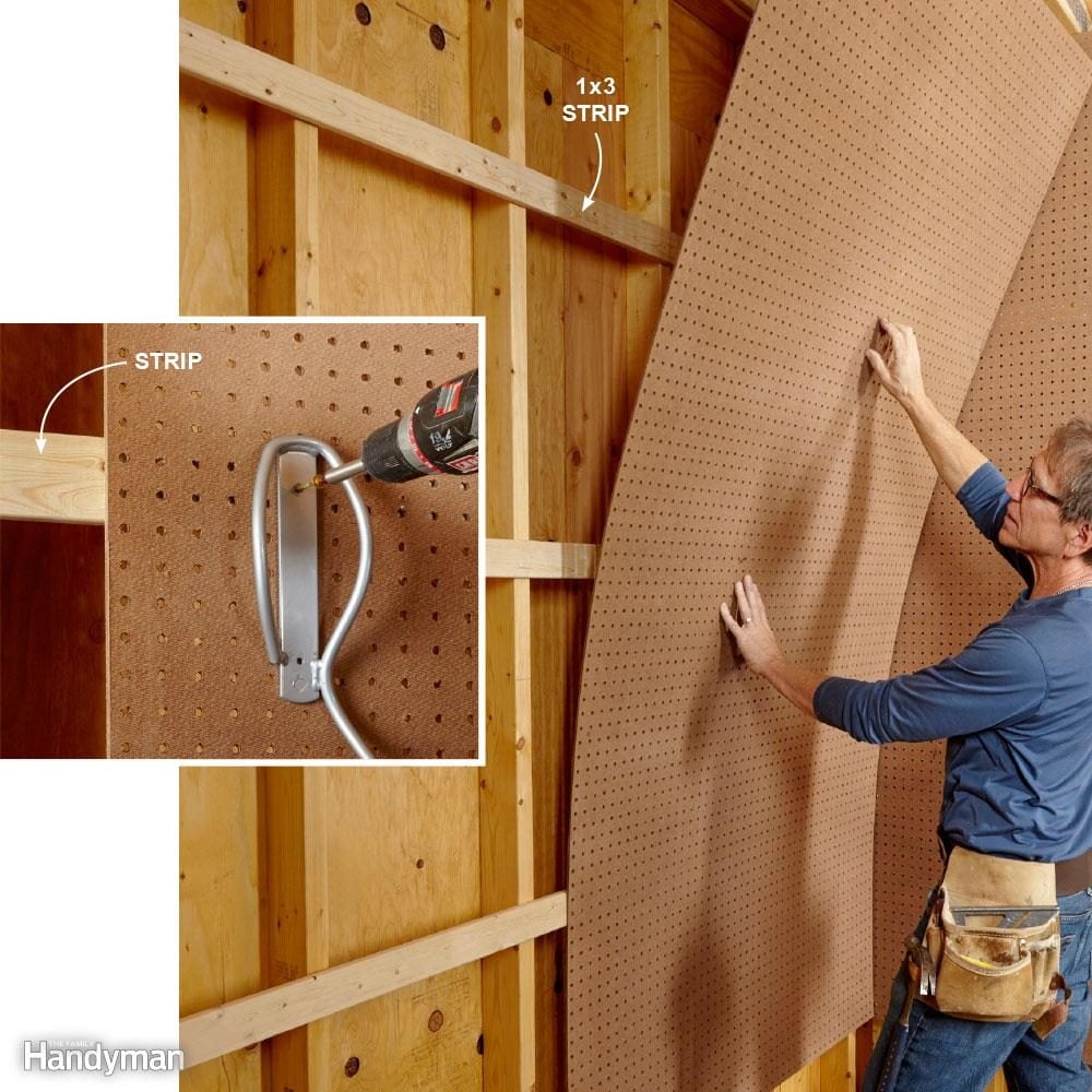 How to Mount Pegboard Walls