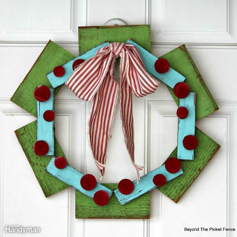 Scrap Wood Wreath