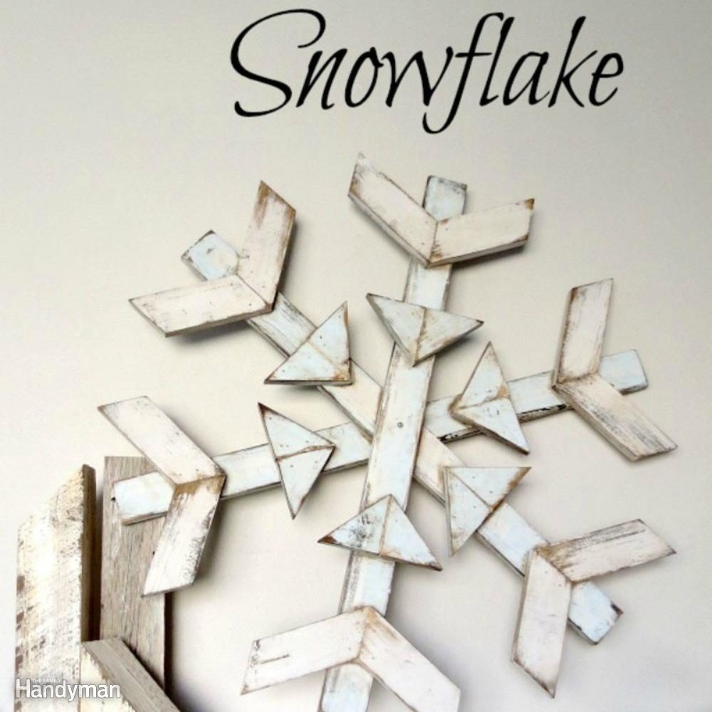 Wooden Snowflake