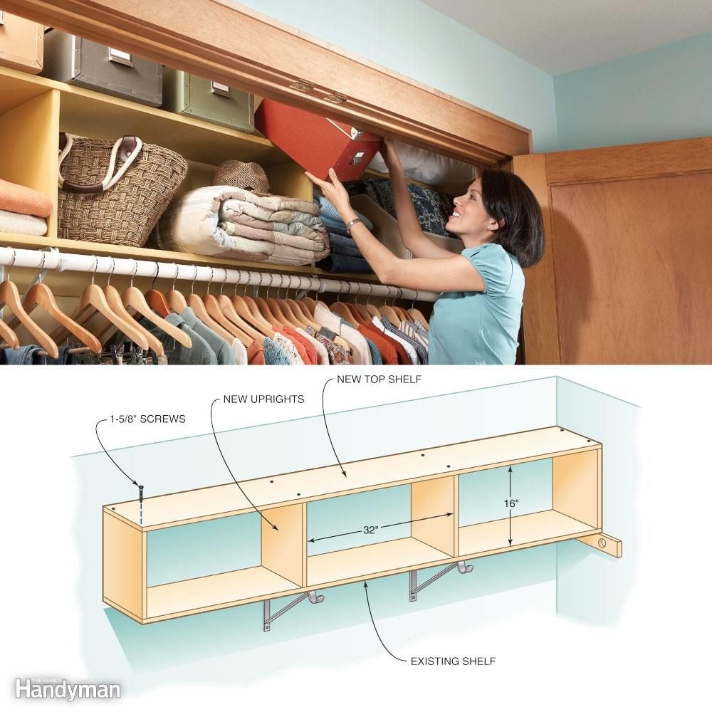 How to Add Storage to Small Closet