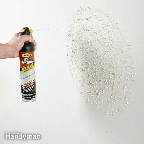HOMAX Brand Orange Peel Dry Wall Texture Spray Can Tutorial Demonstration [ HOMAX Wall Texture] 