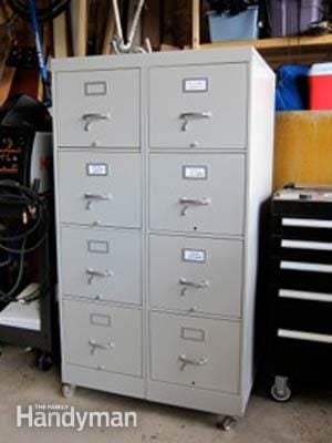 Shop Organization: Idea for a Cheap Tool Cabinet