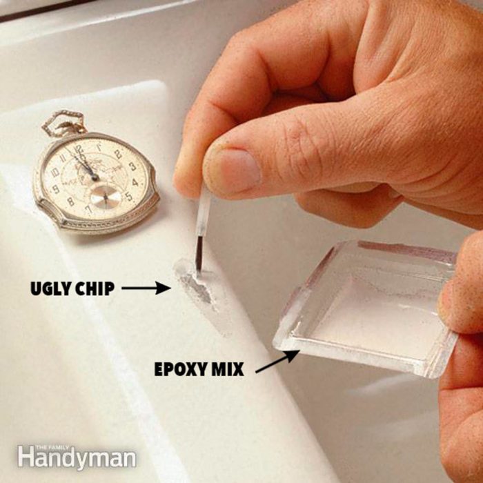 How To Fix A Chipped Sink Family Handyman