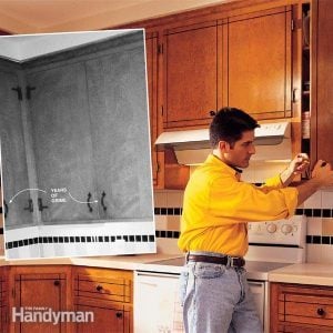 How To Spray Paint Kitchen Cabinets Diy Family Handyman - how to spray paint on roblox spray painting kitchen cabinets