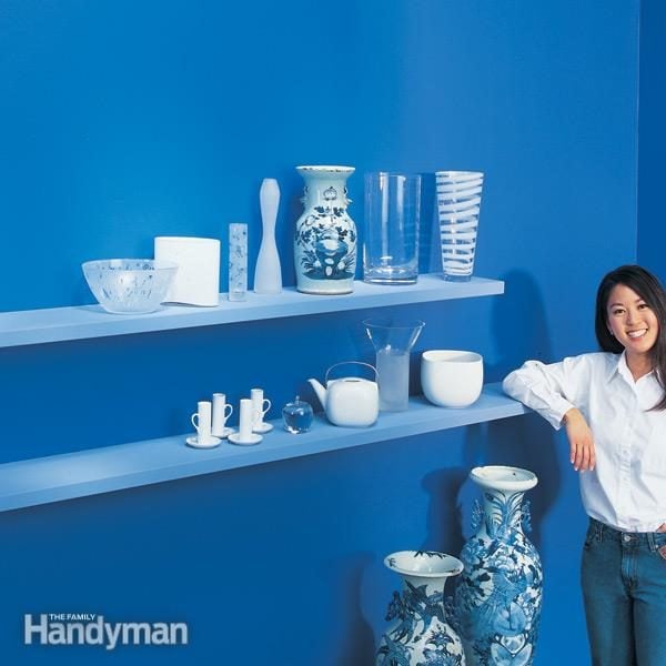 How to Paint Melamine Surfaces  Diy shelves, Floating shelves diy