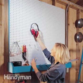 Create A Sliding Storage System On The Garage Ceiling