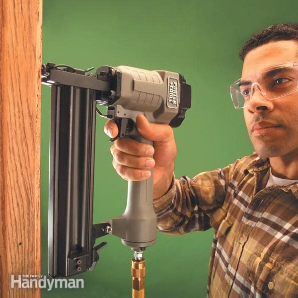 How to Use a Trim Nailer Gun | The Family Handyman