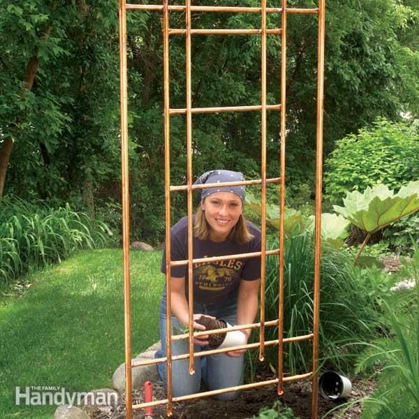 How to Build a DIY Copper Trellis for Your Garden