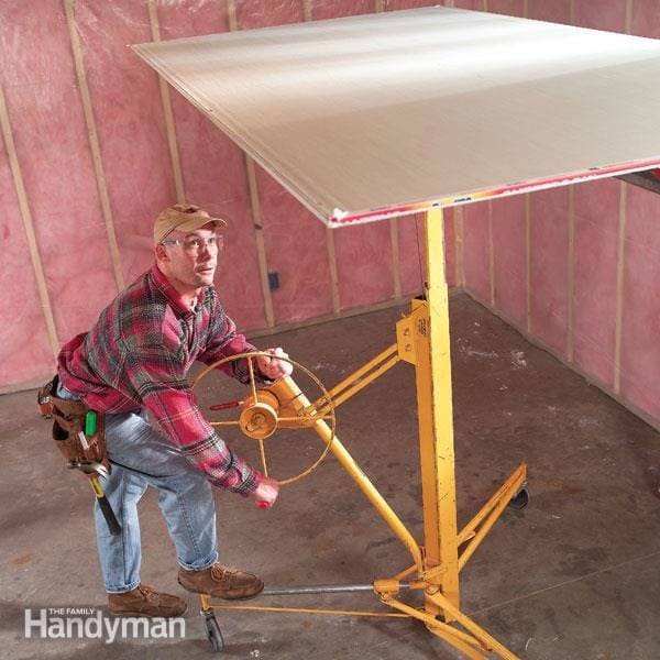 How To Hang Drywall Use A Lift