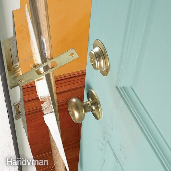 How to clean exterior door hardware
