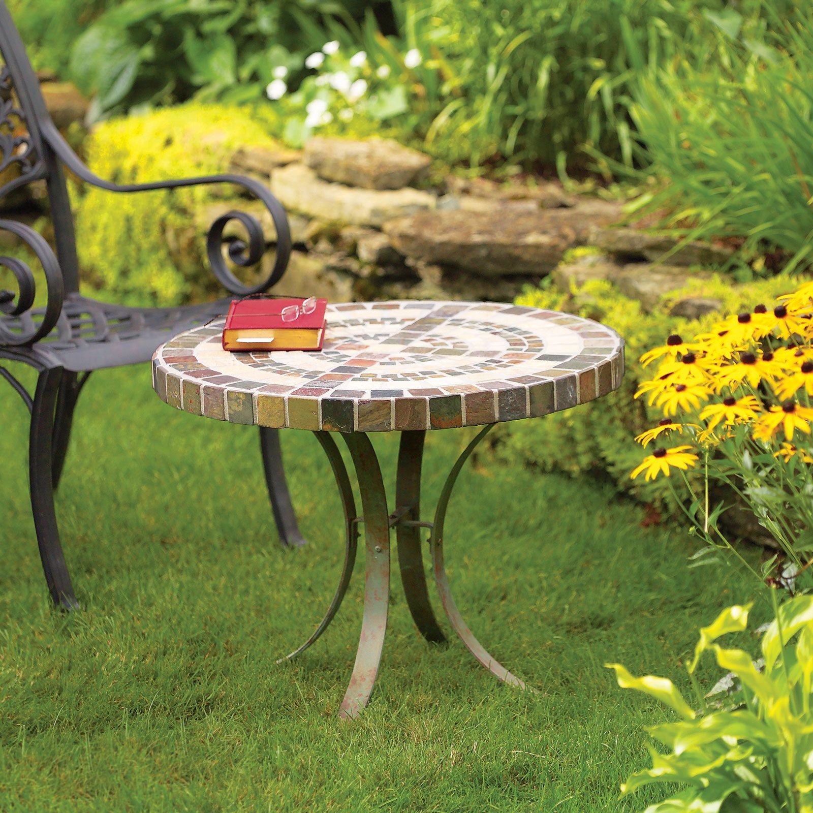 Build This Outdoor Table with a Tile Top to Give Your Patio a Hip Cafe Look