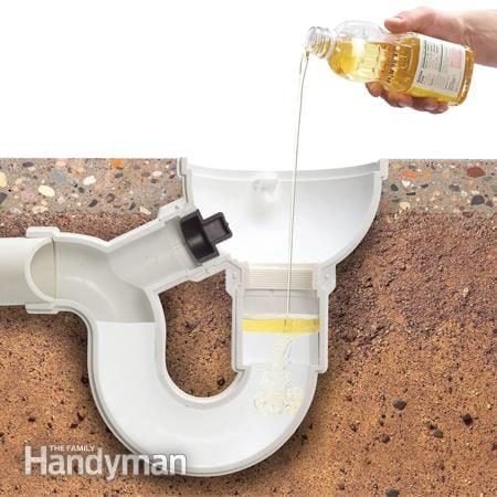 How to Seal Basement Water Traps With Oil