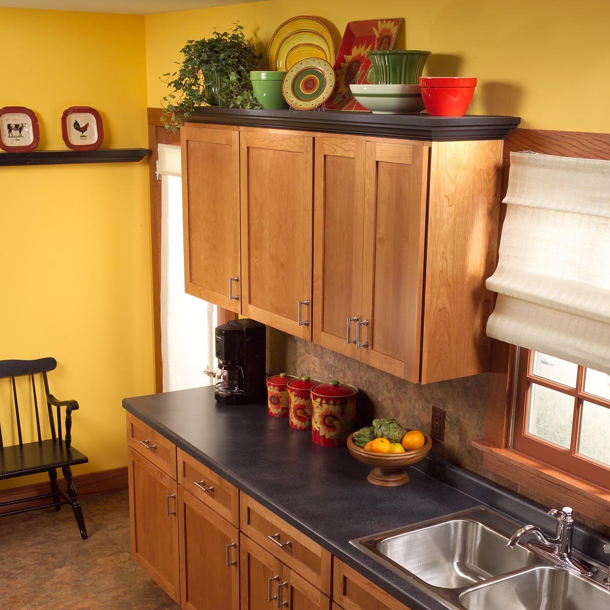 How to Add Shelves Above Kitchen Cabinets