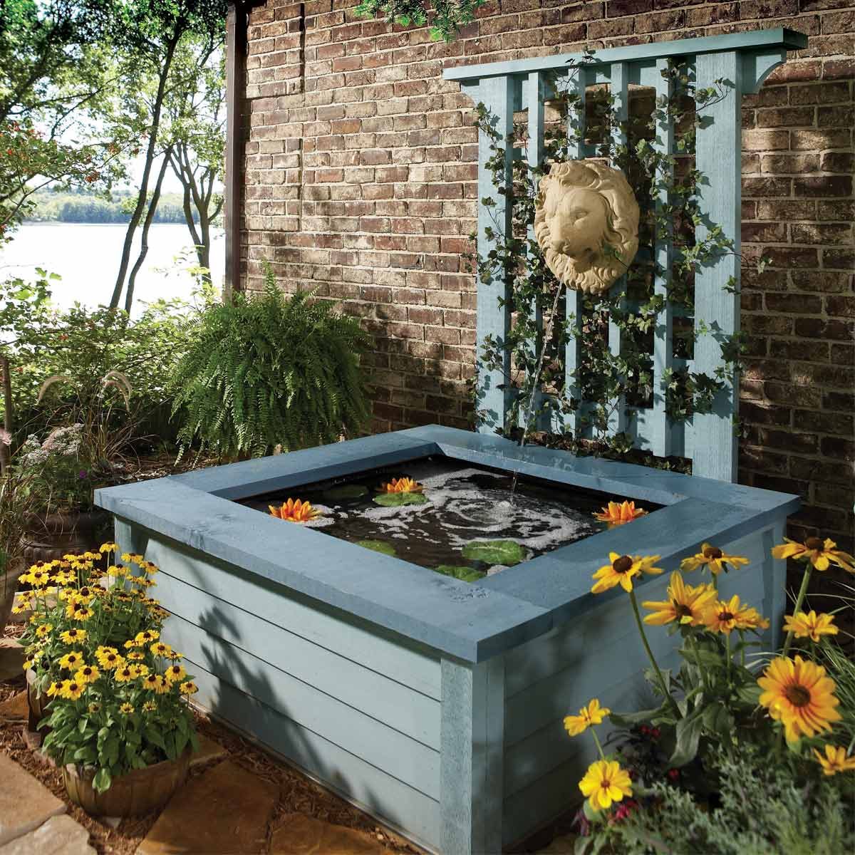 Outdoor Pond Ideas: Above-Ground Pond