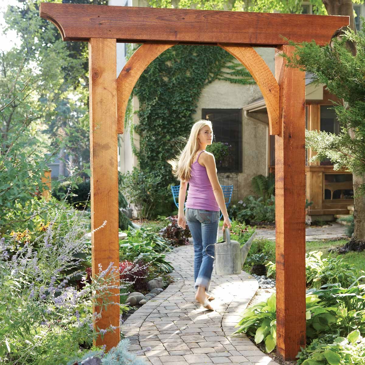 How to Build a Simple, Stunning Garden Arch