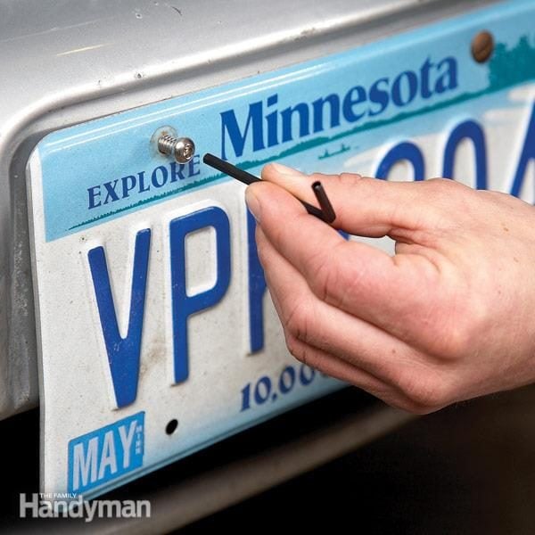 A Simple Hack to Keep Your License Plates from Getting Stolen