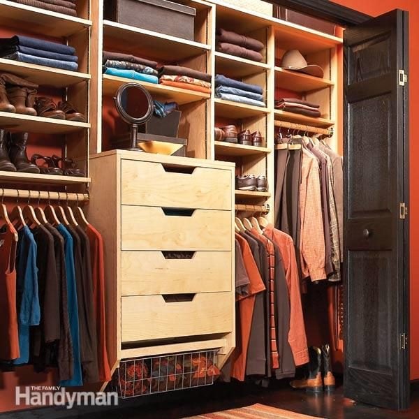 How to Build a Closet Drawer Storage System