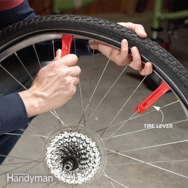 changing a back bike tire