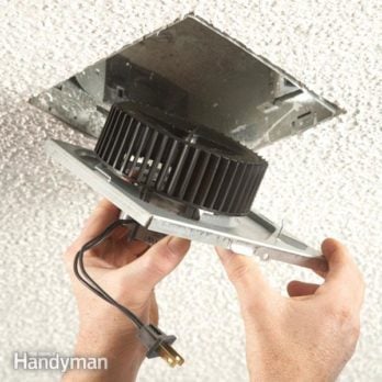 How To Install A Bathroom Fan The Family Handyman