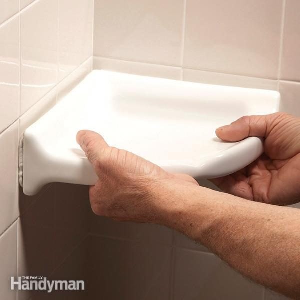 Standard Height Of Bathroom Fittings  Shower shelves, Shower corner shelf, Bathroom  shower