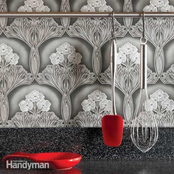 What to Know About Installing a Washable Wallpaper Backsplash