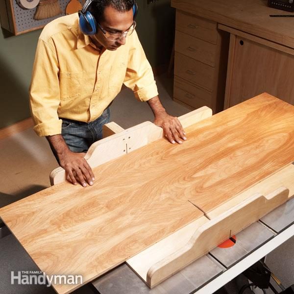 How to Build a Table Saw Sled | Family Handyman