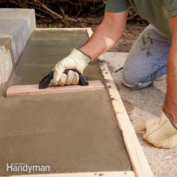 Repair or Replace - Pouring Concrete Steps