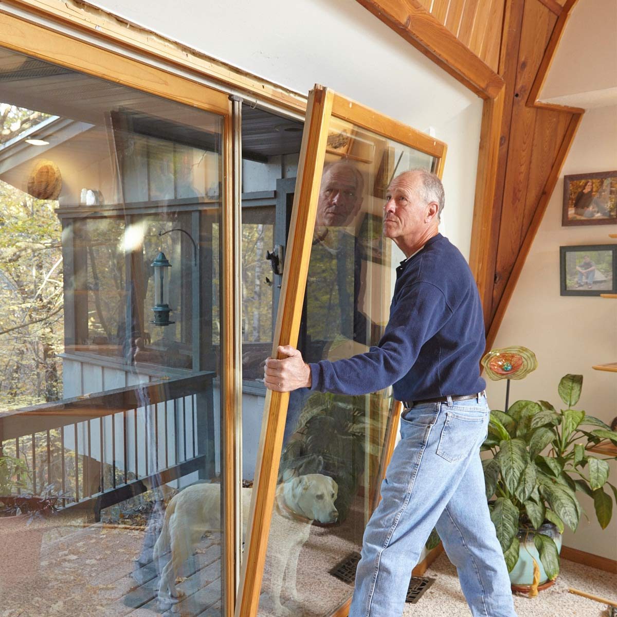 Drafty Patio Door? Weatherstripping Stops Drafts Cold