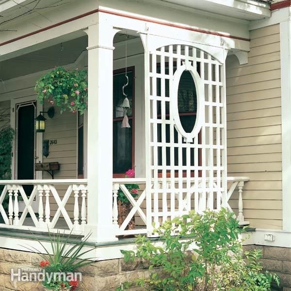 How to Build a Latticework Porch Trellis