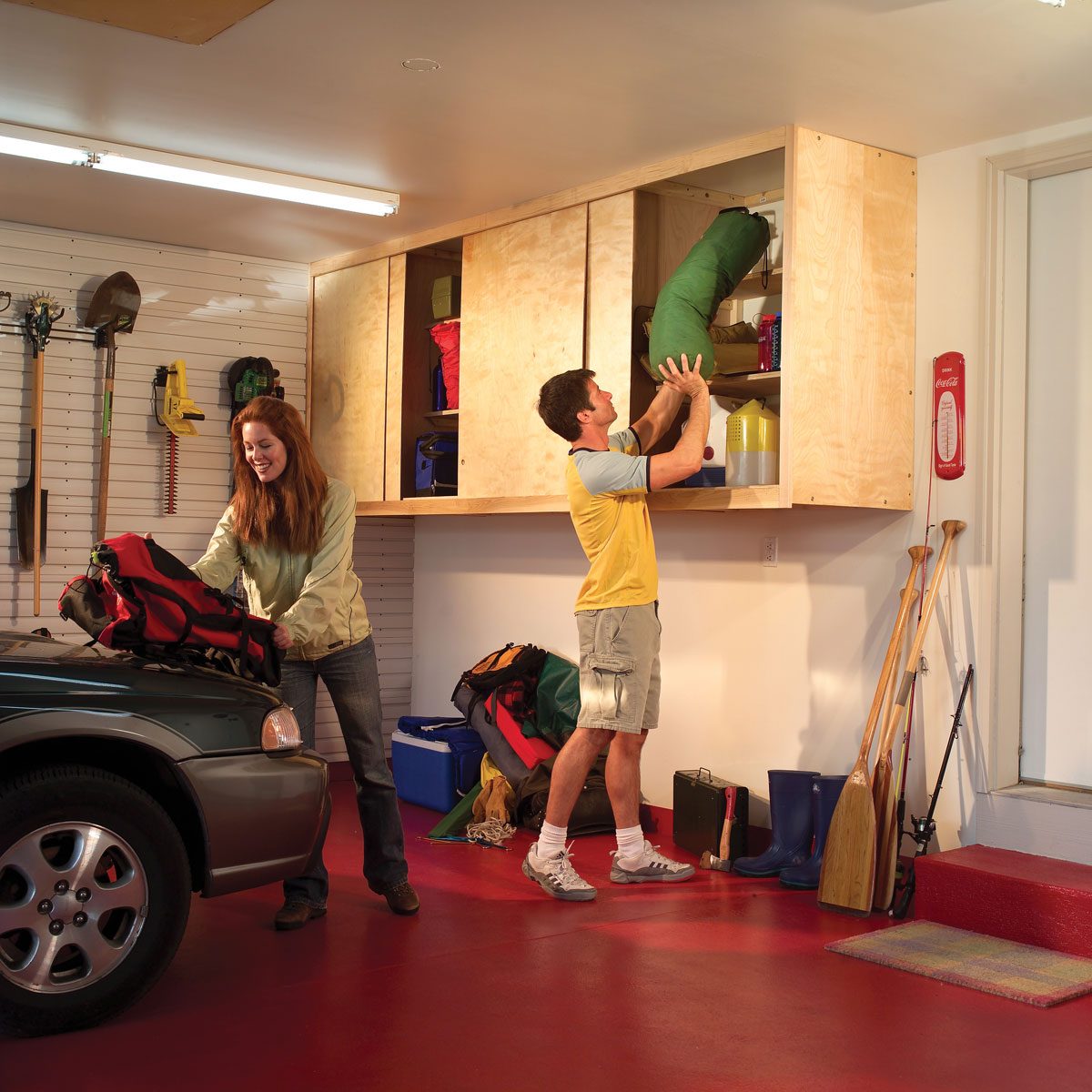 How To Build and Install Garage Cabinets with Sliding Doors