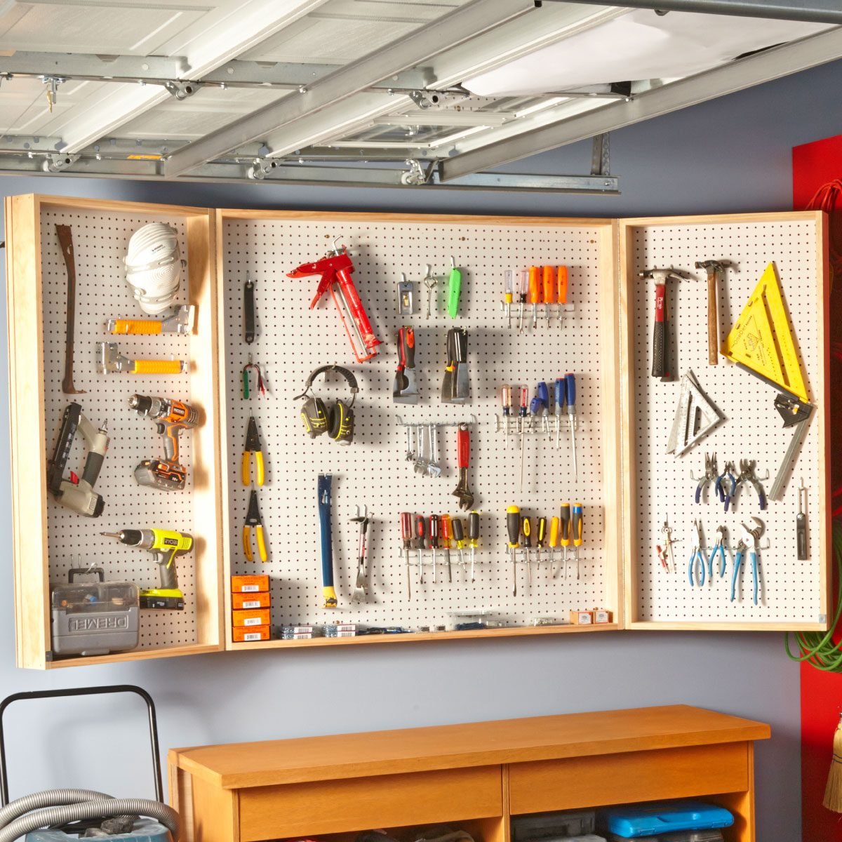 How to Build a Garage Wall Cabinet