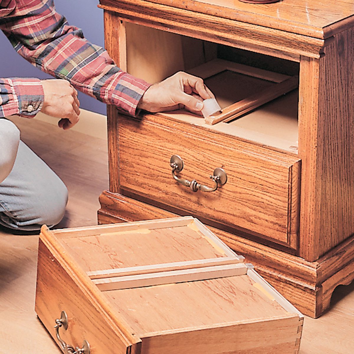 How to Get Wooden Drawers Unstuck