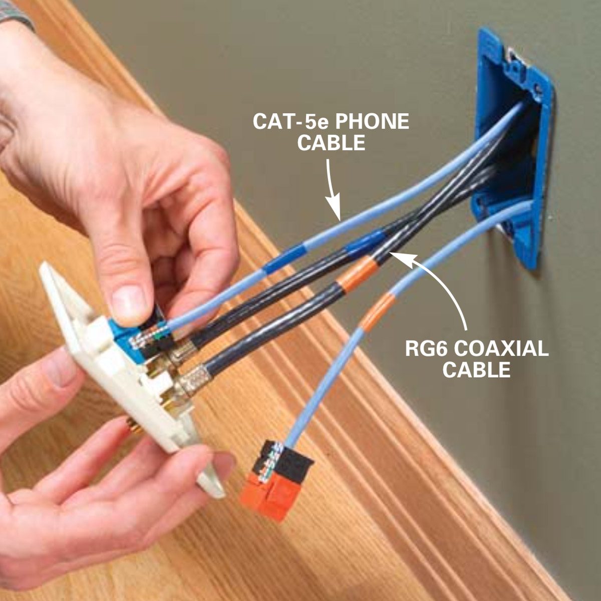 what's the best way to run wires tight down the corners of your walls? :  r/howto