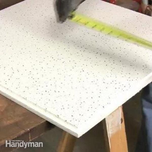 How to Cut Ceiling Tiles