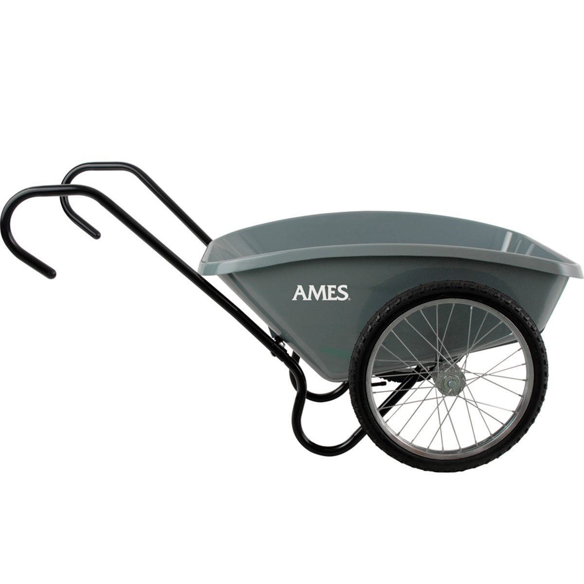 Ames Total Control 5 Cuft Garden Cart wheel barrow