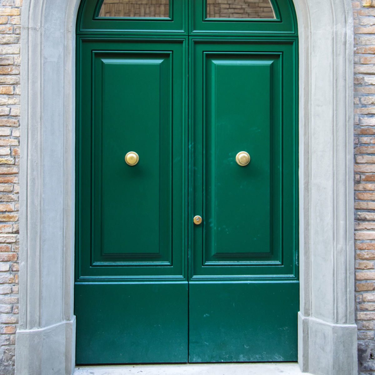 hunter dark green front door