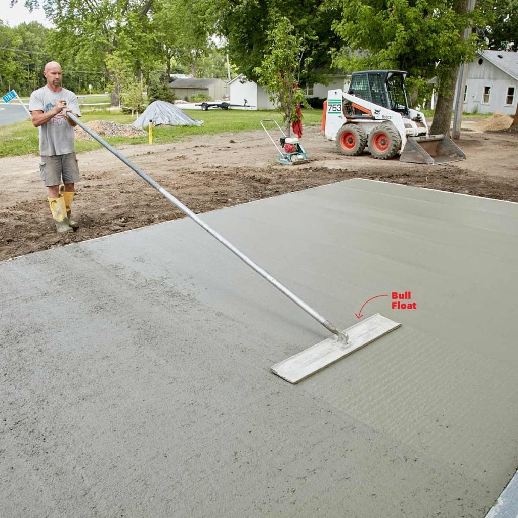 How to Pour a Perfect Concrete Slab The Family Handyman