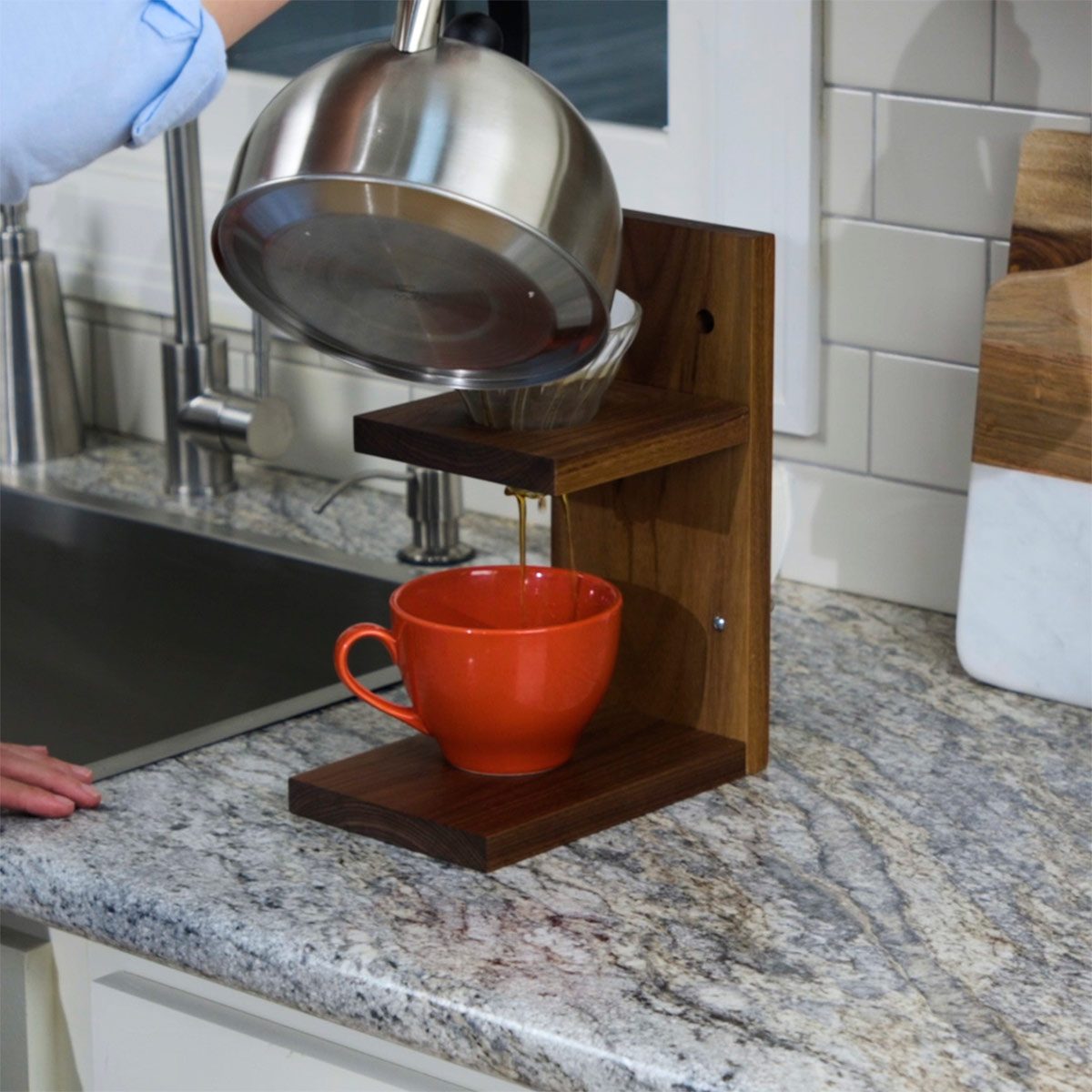 Diy Wood Pour Over Coffee 13 Sexy Pour Over Coffee Stands And Brewers Lets Walk Through How