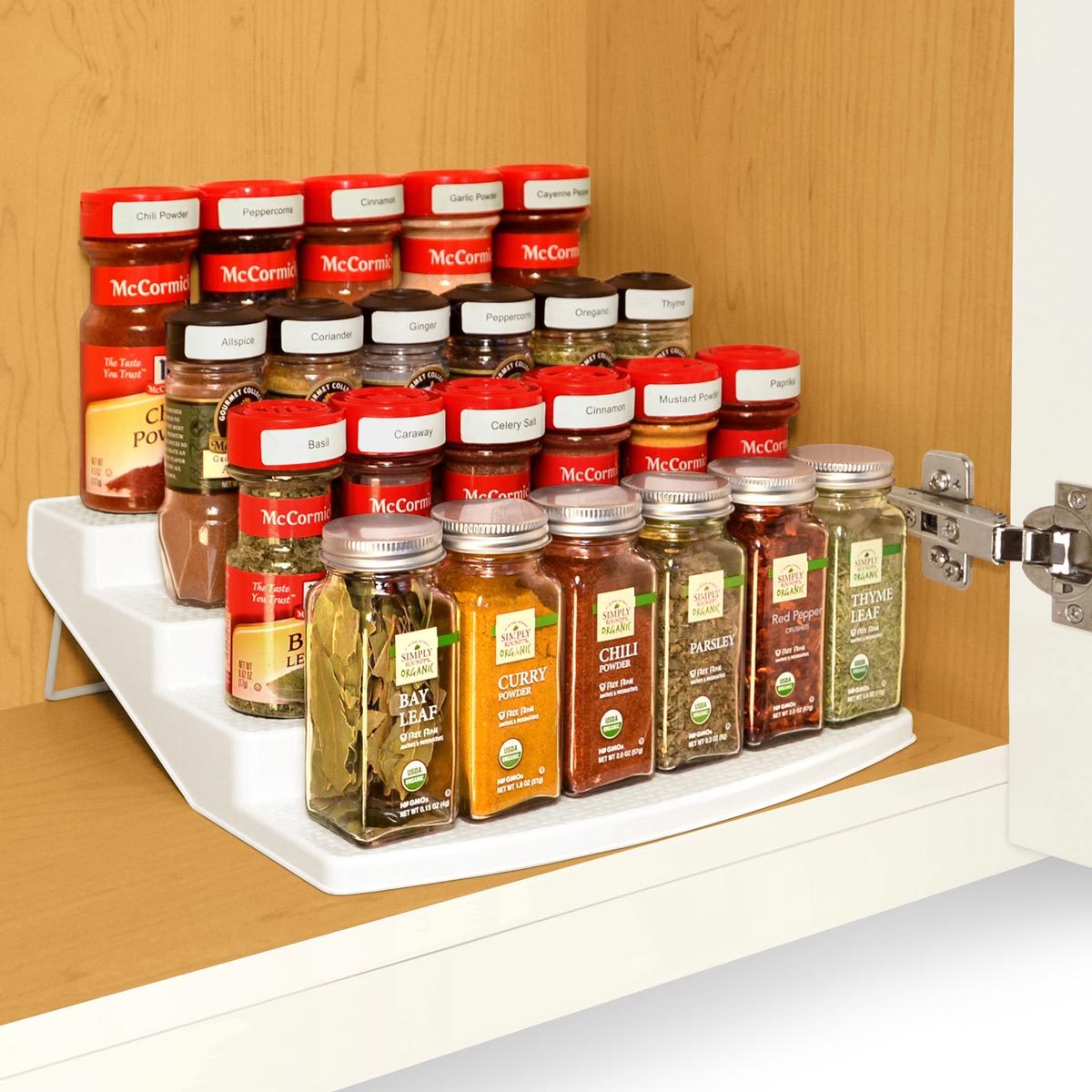 spice jar drawer * spice storage organization ideas * how to store