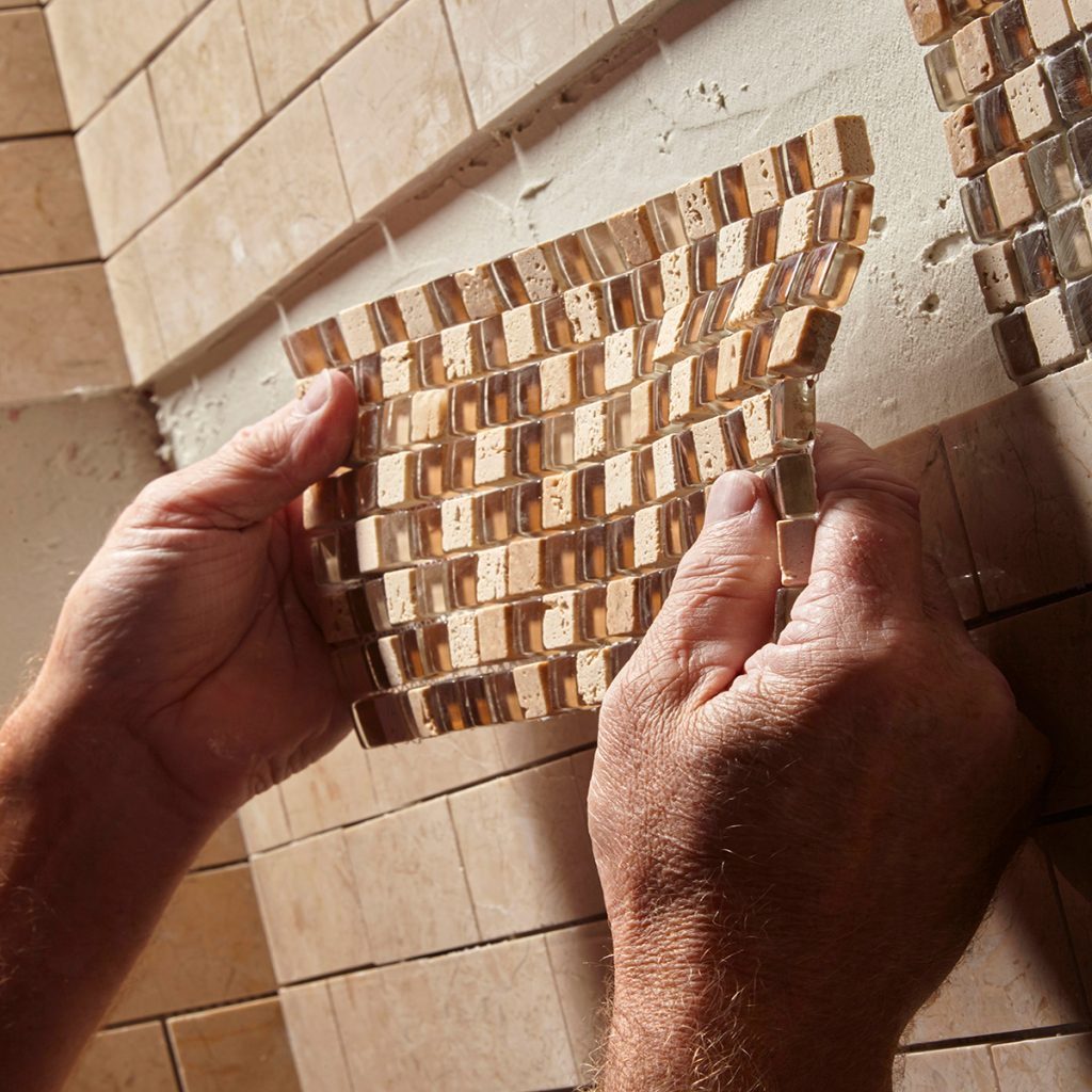 How To Tile Using Mosaic Sheets