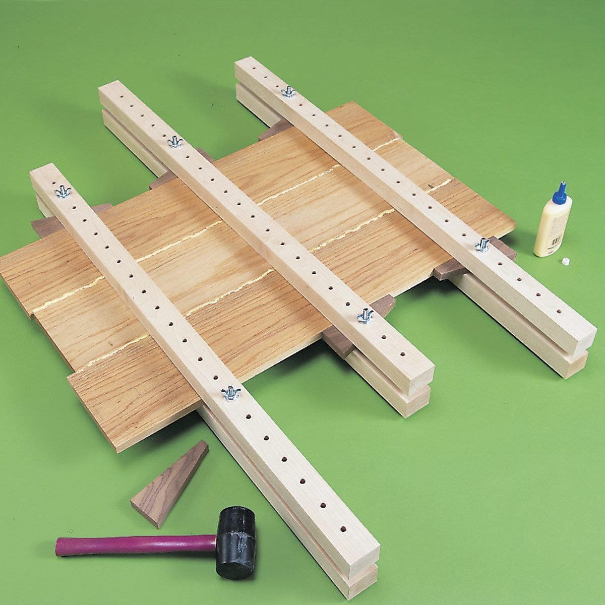 Shop-Made Edge-Gluing Clamps