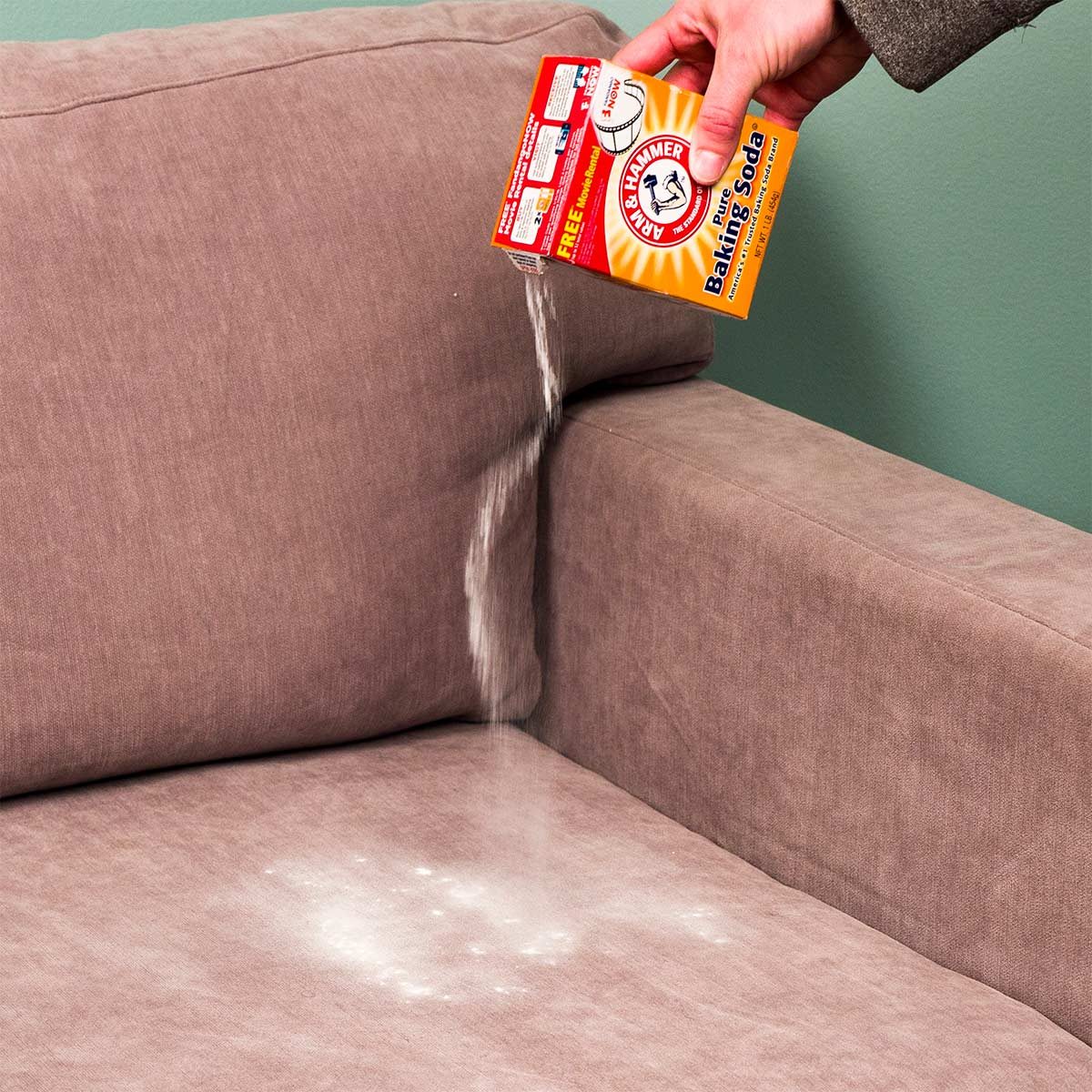 Clean Upholstery With Baking Soda