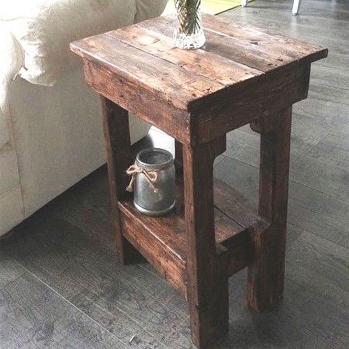 12 Incredible DIY End Tables: Simple End Table Ideas