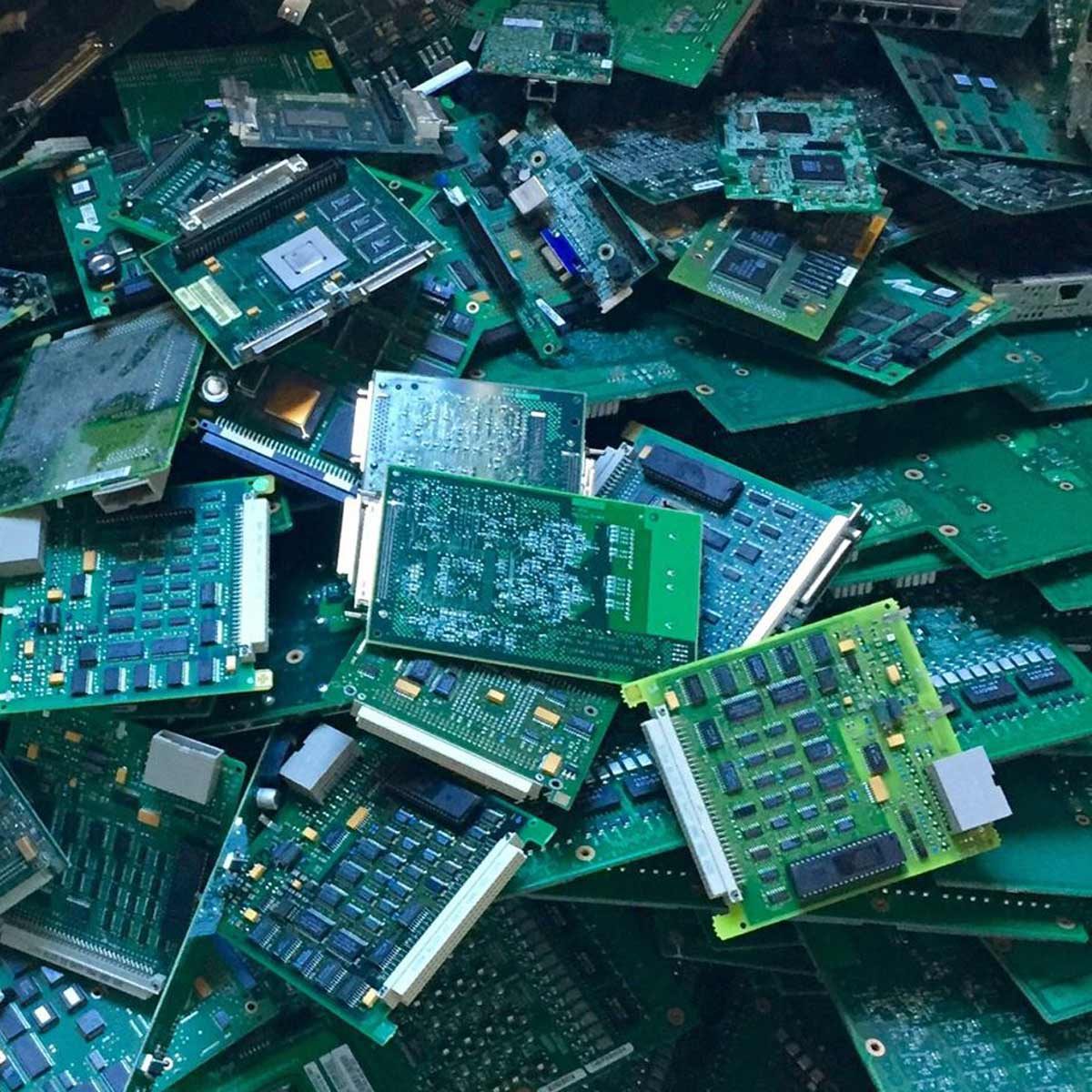 Pile Of Electronic Waste